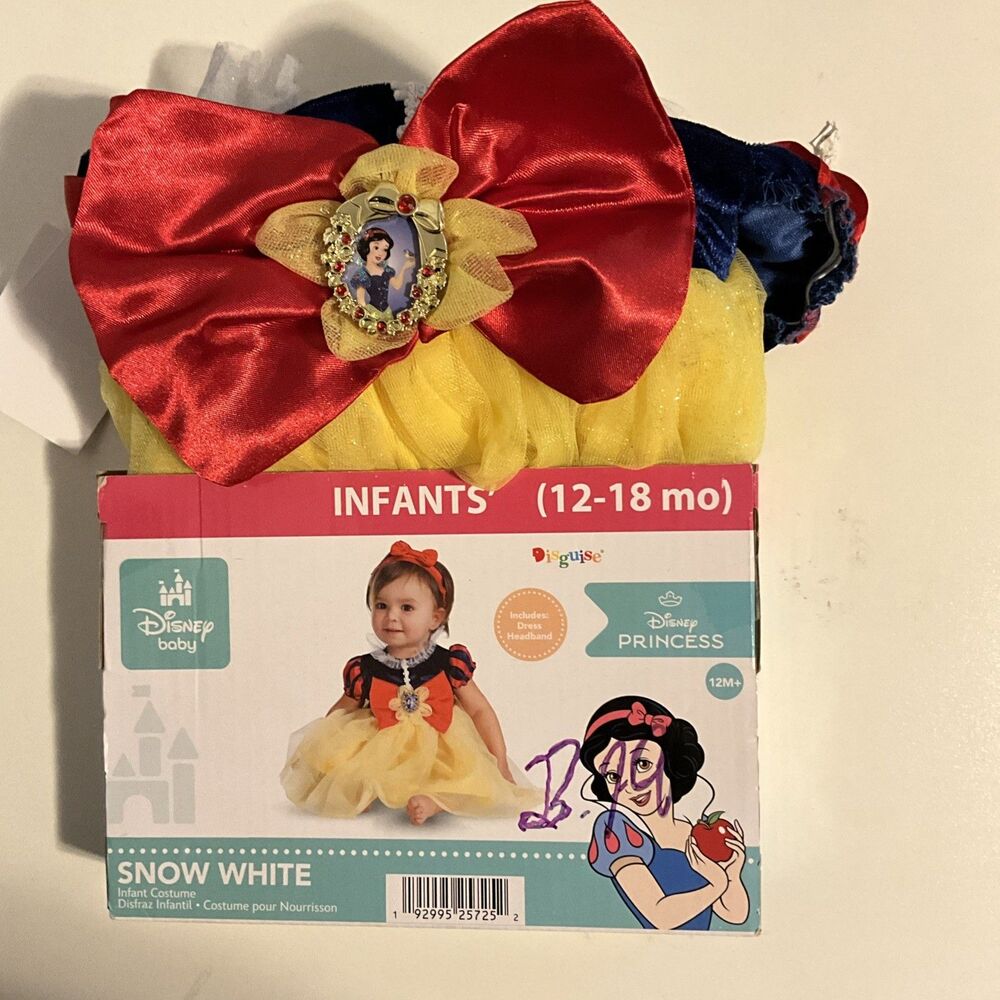 Disney Baby Snow White Costume 12-18 Months